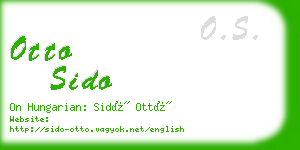 otto sido business card
